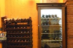 Porzione della cantina del ristorante Del Sonno